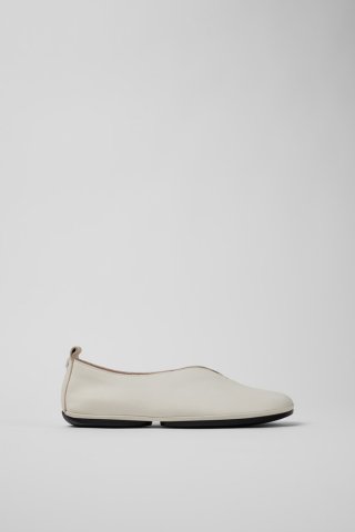 Camper Right Nina - Weißer Lederschuh für Damen. Camper Right Nina - Weißer Lederschuh für Damen.