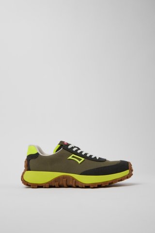 Camper Drift Trail VIBRAM - Mehrfarbige Damensneaker aus Recycling-PET und Nubukleder.