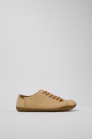 Camper Peu - Beiger Damenschuh aus Nubukleder. Camper Peu - Beiger Damenschuh aus Nubukleder.