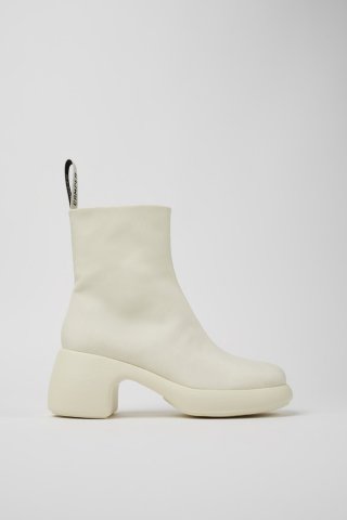 Camper Thelma - Weißer Damenstiefel aus Textil Camper Thelma - Weißer Damenstiefel aus Textil