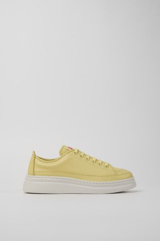 Camper Runner - Gelber Ledersneaker für Damen. Camper Runner - Gelber Ledersneaker für Damen.