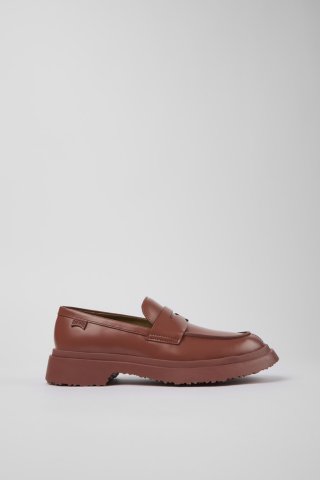 Camper Walden - Rote Lederloafer für Damen Camper Walden - Rote Lederloafer für Damen