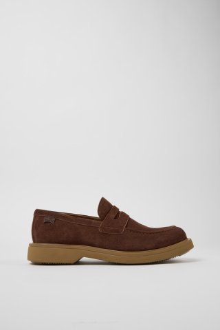 Camper Norman - Brauner Herrenschuh aus Veloursleder. Camper Norman - Brauner Herrenschuh aus Veloursleder.