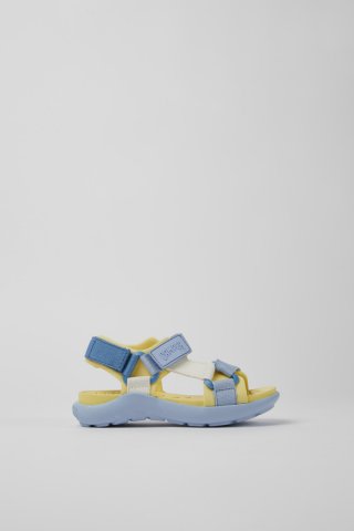 Camper Wous - Mehrfarbige Kindersandale aus Textil Camper Wous - Mehrfarbige Kindersandale aus Textil