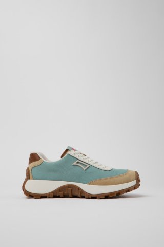 Camper Drift Trail VIBRAM - Mehrfarbige Sneaker aus Recycling-PET und Nubukleder für Damen.