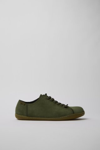 Camper Peu - Grüner Herrenschuh aus Nubukleder. Camper Peu - Grüner Herrenschuh aus Nubukleder.