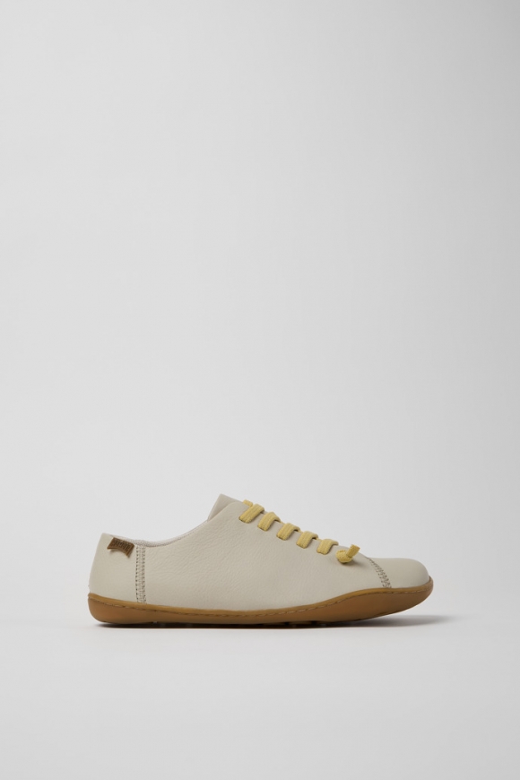 Camper Peu - Grauer Lederschuh für Damen.