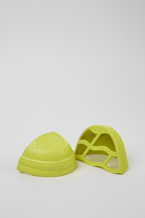 Camper Junction Runner Toe Caps - Zehenaufsätze aus Gummi in Grün-Gelb