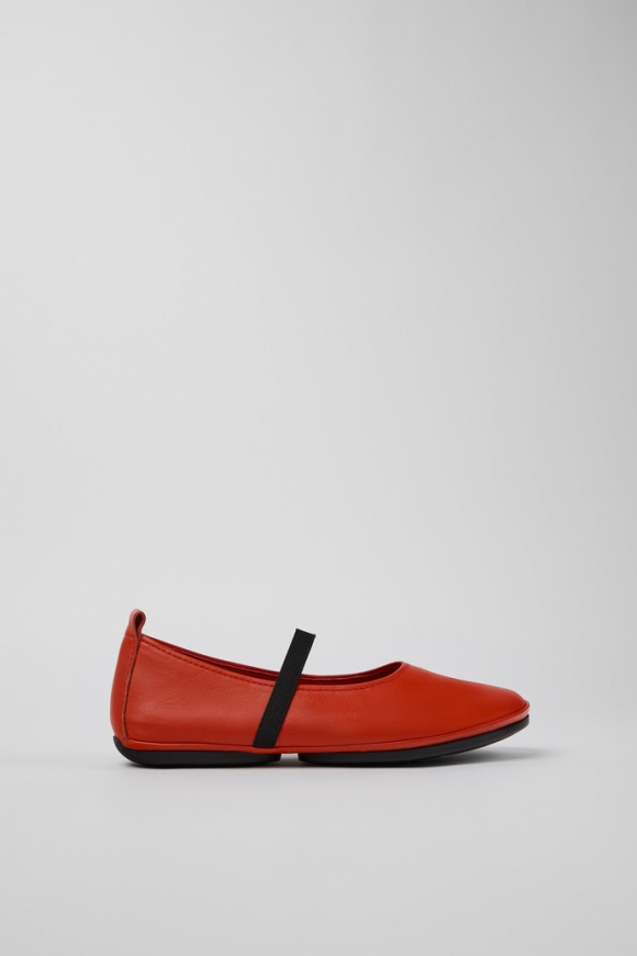 Camper Right - Roter Mary Jane-Lederschuh für Damen