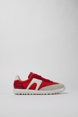 Camper Pelotas Xlite - Roter Damensneaker aus Textil/Leder Camper Pelotas Xlite - Roter Damensneaker aus Textil/Leder