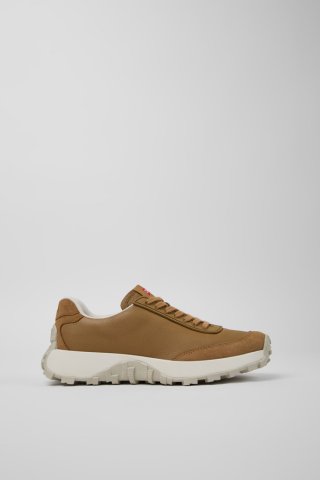Camper Drift Trail VIBRAM - Brauner Damensneaker aus Leder und Nubukleder