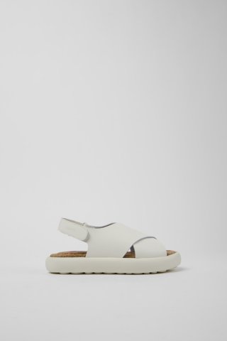 Camper Pelotas Flota - Weiße Ledersandalen mit Kreuzriemen Camper Pelotas Flota - Weiße Ledersandalen mit Kreuzriemen
