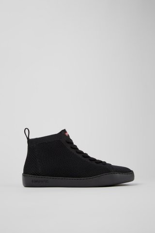 Camper Peu Touring - Schwarzer Herrenstricksneaker aus einem Stück Camper Peu Touring - Schwarzer Herrenstricksneaker aus einem Stück