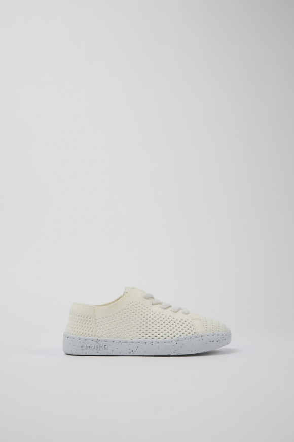 Camper Peu Touring - Weißer Kinderschuh aus Textil