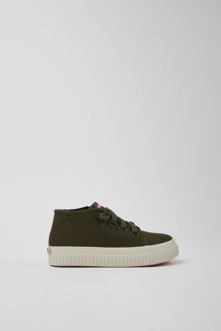 Camper Peu Roda - Grüner Kindersneaker aus Textil