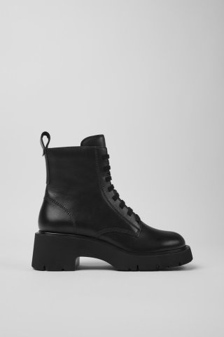 Camper Milah - Schwarze Stiefeletten aus Leder für Damen. Camper Milah - Schwarze Stiefeletten aus Leder für Damen.