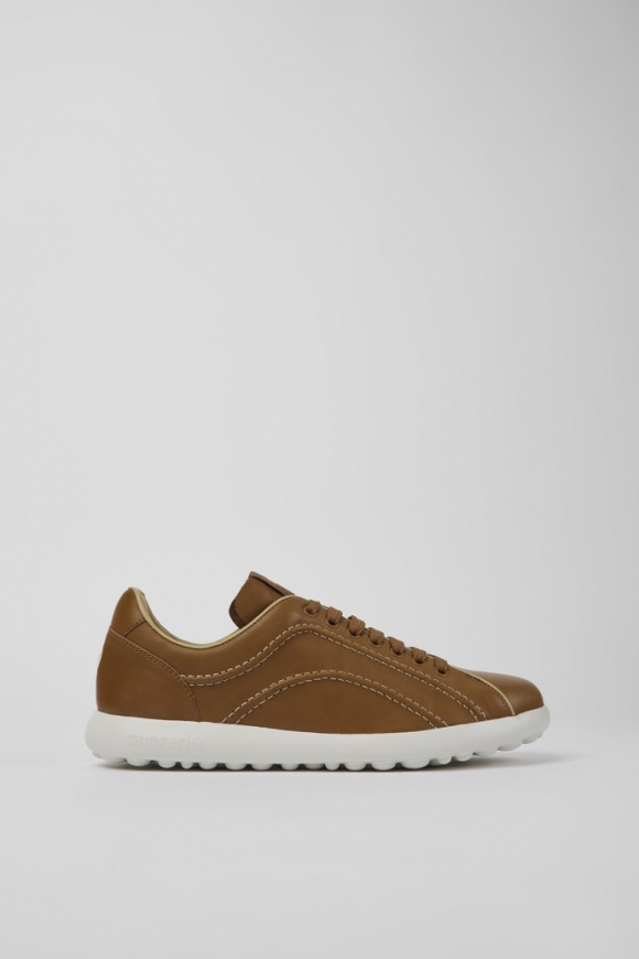 Camper Pelotas XLite - Brauner Herrensneaker aus Leder