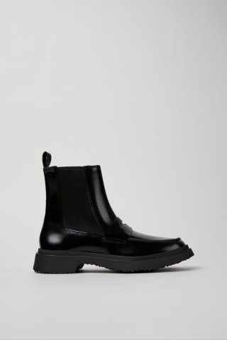 Camper Walden - Schwarzer Stiefeletten aus Leder für Damen. Camper Walden - Schwarzer Stiefeletten aus Leder für Damen.