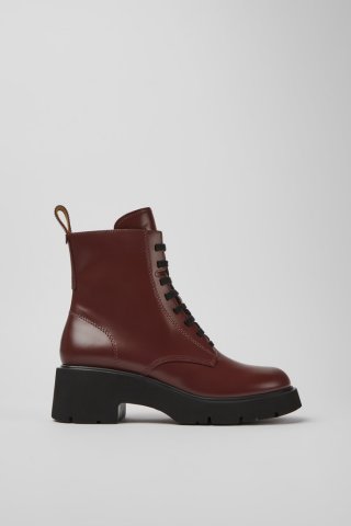 Camper Milah - Weinroter Damenschnürstiefel Camper Milah - Weinroter Damenschnürstiefel