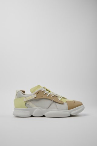 Camper Twins - Mehrfarbiger Herrensneaker aus Leder/Textil.