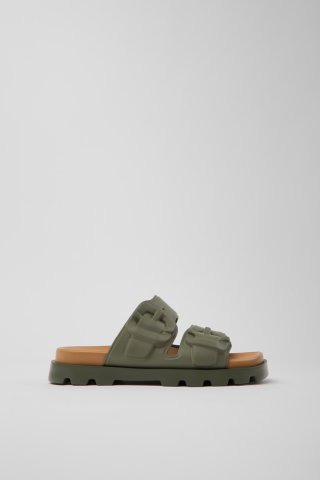 Camper Brutus Sandal - Grüne EVA-Sandalen für Damen. Camper Brutus Sandal - Grüne EVA-Sandalen für Damen.