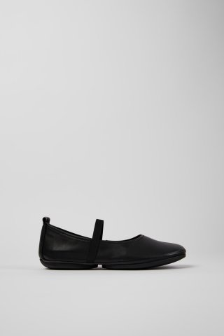 Camper Right Nina - Schwarzer Damenschuh aus Leder. Camper Right Nina - Schwarzer Damenschuh aus Leder.
