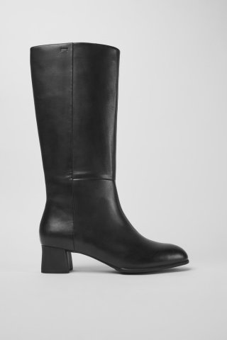 Camper Katie - Schwarzer hoher Lederstiefel für Damen. Camper Katie - Schwarzer hoher Lederstiefel für Damen.