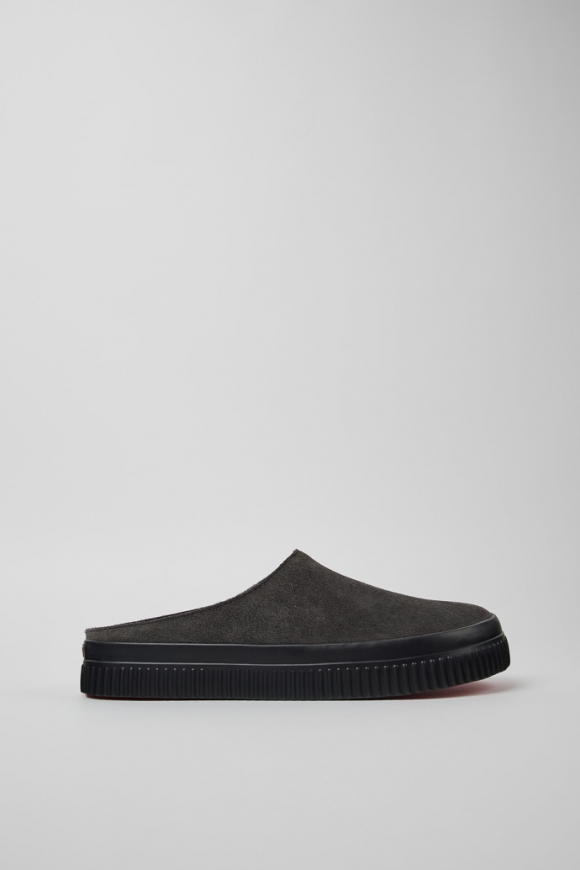 Camper Peu Roda - Graue Nubukledersandalen für Herren.