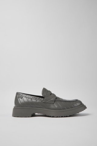 Camper Twins - Grauer Herrenloafer aus Leder Camper Twins - Grauer Herrenloafer aus Leder