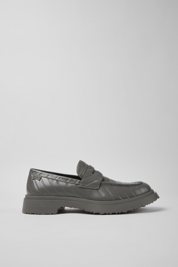 Camper Twins - Grauer Herrenloafer aus Leder