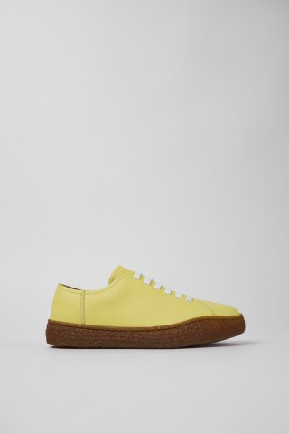 Camper Peu Terreno - Gelbe Ledersneaker für Damen Camper Peu Terreno - Gelbe Ledersneaker für Damen