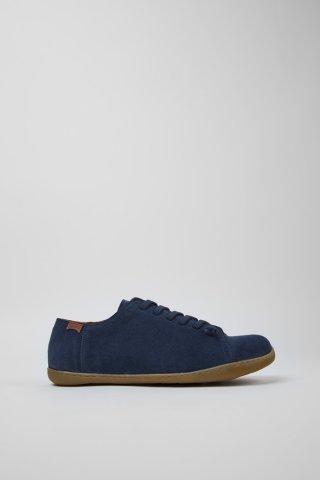 Camper Peu - Blauer Herrenschuh aus Nubukleder Camper Peu - Blauer Herrenschuh aus Nubukleder