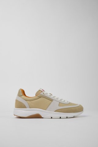 Camper Drift - Herrensneaker aus Nubukleder in Beige und Weiß Camper Drift - Herrensneaker aus Nubukleder in Beige und Weiß