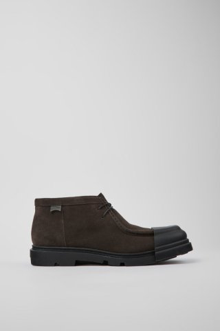Camper Junction - Grauer Herrenschuh aus Nubukleder Camper Junction - Grauer Herrenschuh aus Nubukleder