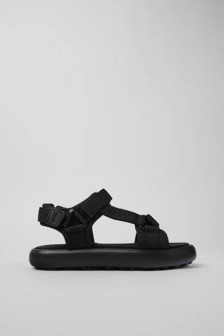 Camper Pelotas Flota - Schwarze Herrensandalen aus Textil Camper Pelotas Flota - Schwarze Herrensandalen aus Textil