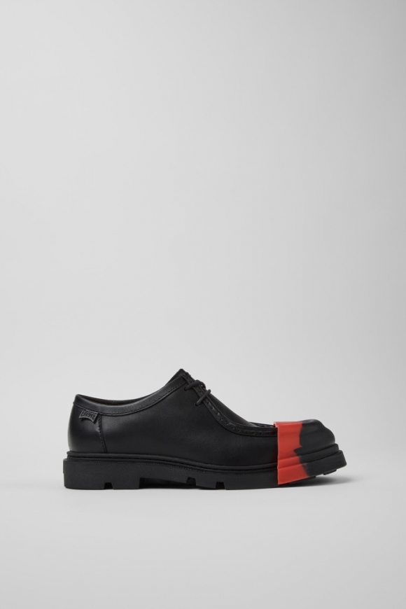 Camper Junction - Schwarzer Frauenschuh aus Leder.