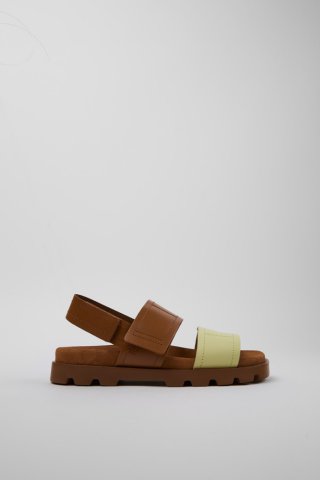 Camper Brutus Sandal - Mehrfarbige Ledersandalen für Damen.