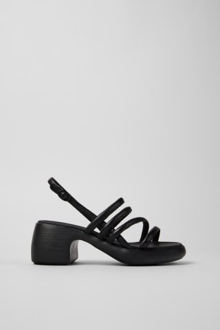 Camper Thelma Sandal - Schwarze Ledersandale für Damen. Camper Thelma Sandal - Schwarze Ledersandale für Damen.
