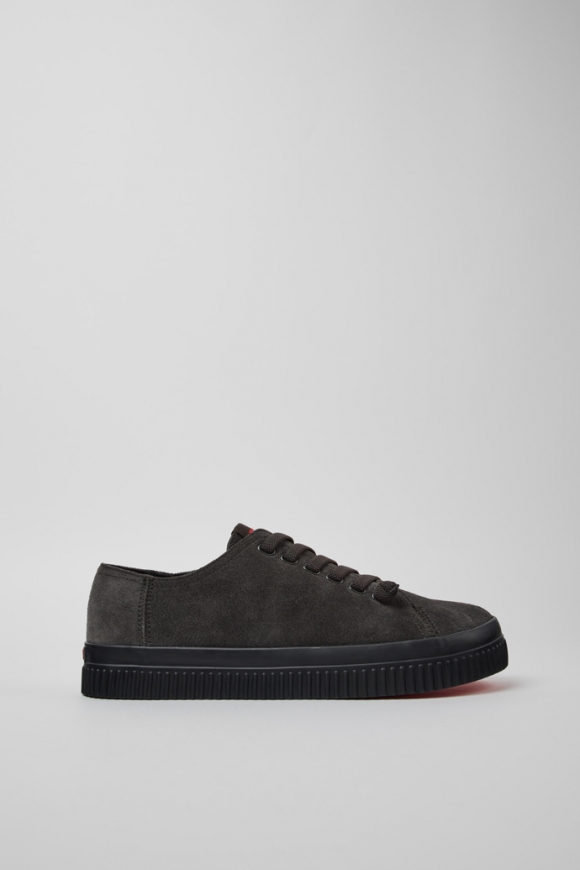 Camper Peu Roda - Grauer Herrensneaker aus Nubukleder.