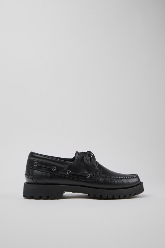 Camper Nautico - Schwarze Bootsschuhe für Herren