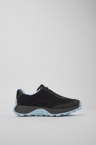 Camper Drift Trail VIBRAM - Schwarzer Damensneaker aus Nubukleder und Textil