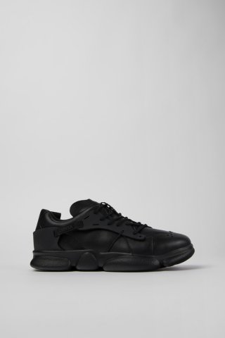 Camper Karst - Schwarzer Herrensneaker aus Textil und Leder Camper Karst - Schwarzer Herrensneaker aus Textil und Leder