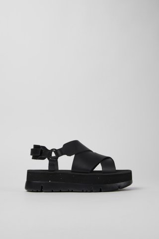 Camper Oruga Up - Damensandale aus Leder in Schwarz Camper Oruga Up - Damensandale aus Leder in Schwarz