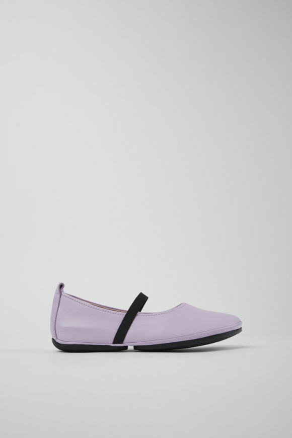 Camper Right - Violette Mary Jane-Lederschuhe für Damen