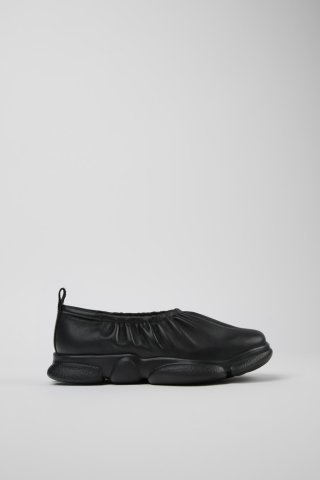 Camper Karst - Schwarzer Damenschuh aus Leder. Camper Karst - Schwarzer Damenschuh aus Leder.