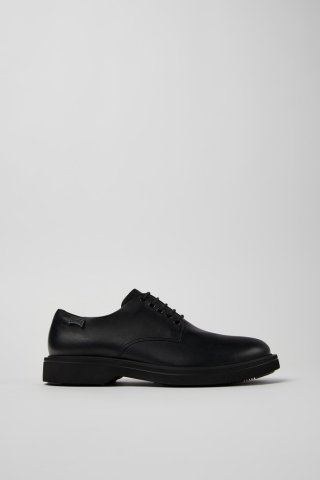 Camper Norman - Schwarzer Herrenschuh aus Leder. Camper Norman - Schwarzer Herrenschuh aus Leder.