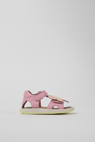 Camper Twins - Mehrfarbige Kindersandalen aus Leder. Camper Twins - Mehrfarbige Kindersandalen aus Leder.