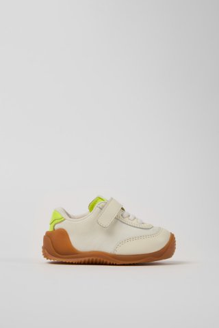 Camper Dadda - Mehrfarbige Kindersneaker aus Leder und Textil. Camper Dadda - Mehrfarbige Kindersneaker aus Leder und Textil.