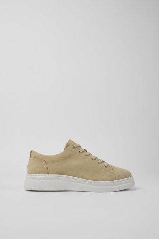 Camper Runner Up - Beiger Damensneaker aus Nubukleder. Camper Runner Up - Beiger Damensneaker aus Nubukleder.