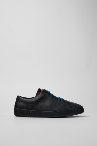 Camper Twins - Schwarzer Herrensneaker aus Leder.